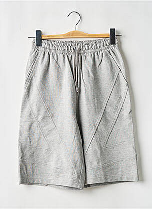 Bermuda taille élastique taille normale gris ADIDAS homme