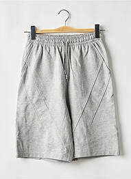Bermuda taille élastique taille normale gris ADIDAS homme