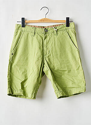 Bermuda coupe droite taille normale vert RECYCLED ART WORLD homme