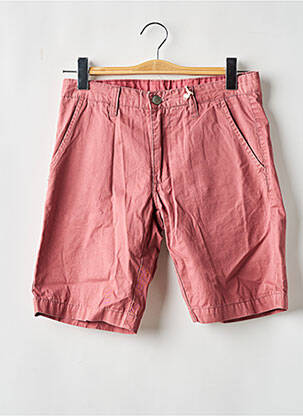 Bermuda coupe droite taille normale rose RECYCLED ART WORLD homme