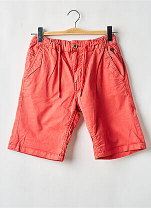 Bermuda coupe droite taille normale rouge BLEND homme