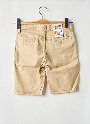 Bermuda fermeture zippée sous rabat boutonné beige PEPE JEANS garçon