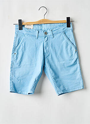 Bermuda fermeture zippée sous rabat boutonné bleu clair PEPE JEANS garcon