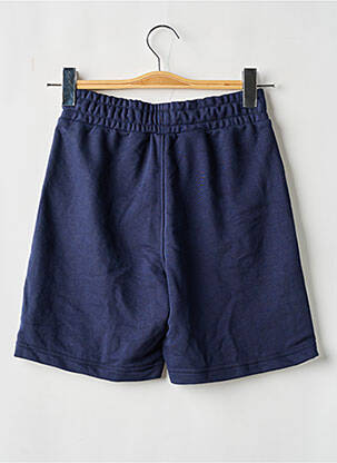 Bermuda tissage popeline taille élastique bleu FILA garcon