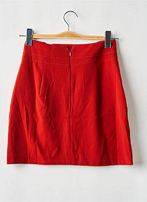 Jupe courte poches marron YUKA femme