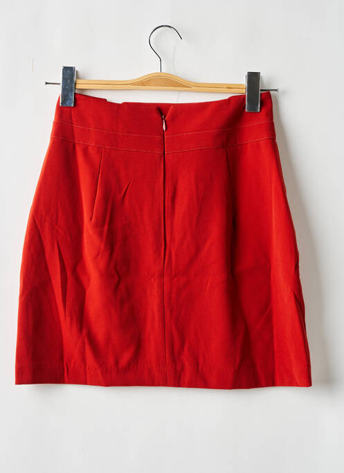 Jupe courte marron YUKA pour femme