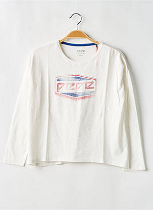 T-shirt imprimé fantaisie manches longues beige PEPE JEANS garçon