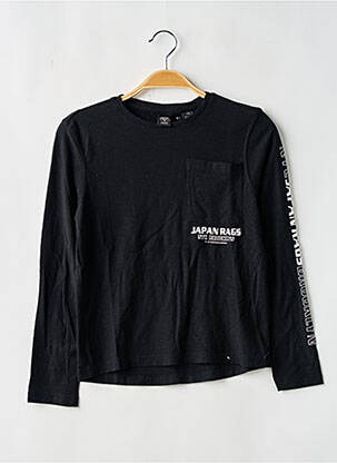 T-shirt manches longues manches longues noir LE TEMPS DES CERISES garçon