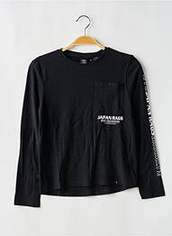 T-shirt manches longues manches longues noir LE TEMPS DES CERISES garcon