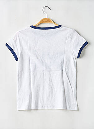 T-shirt coupe cintrée manches courtes bleu PEPE JEANS fille