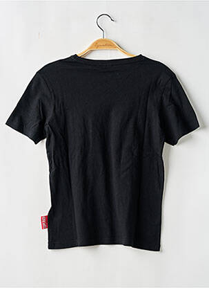 T-shirt stretch manches courtes noir LE TEMPS DES CERISES garcon