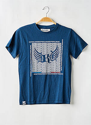 T-shirt stretch manches courtes bleu KAPORAL enfant