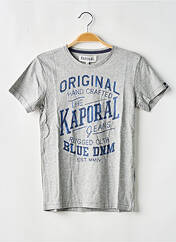 T-shirt gris KAPORAL pour enfant seconde vue