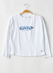 T-shirt blanc PEPE JEANS pour fille seconde vue