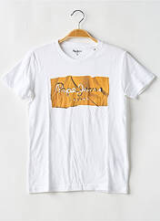 T-shirt blanc PEPE JEANS pour garçon seconde vue