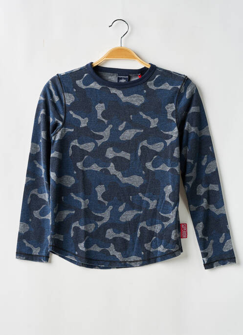 T-shirt manches longues manches longues bleu LE TEMPS DES CERISES garcon