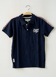 Polo broderie manches courtes bleu KAPORAL garcon