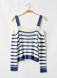 Pull resserrée sur le bas manches longues blanc PEPE JEANS fille