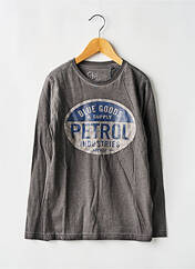 T-shirt gris PETROL INDUSTRIES pour garçon seconde vue