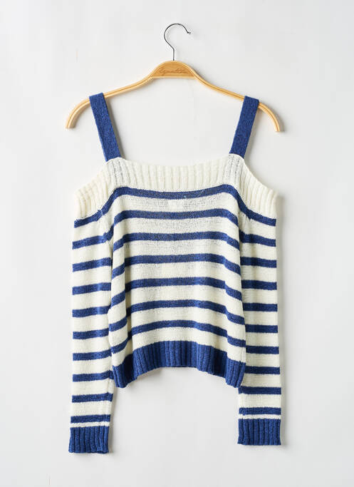 Pull resserrée sur le bas manches longues blanc PEPE JEANS fille