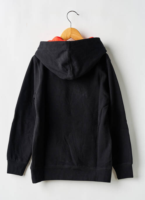 Sweat-shirt à capuche noir PETROL INDUSTRIES pour garçon