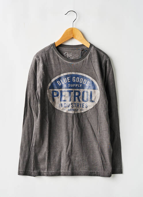 T-shirt gris PETROL INDUSTRIES pour garçon