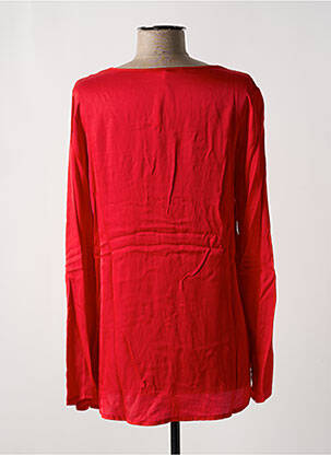 Blouse manches longues manches longues rouge LA FEE MARABOUTEE femme
