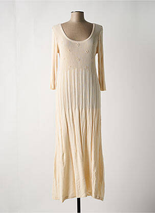 Robe longue manches longues manches longues beige ALDO MARTIN'S femme