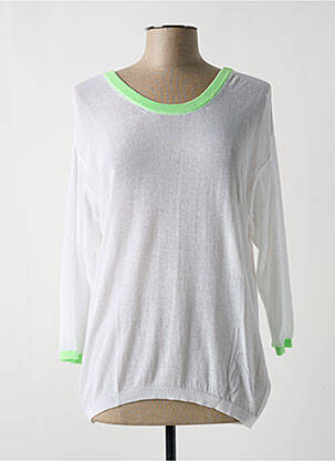 Pull blanc B.YU pour femme