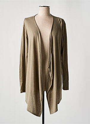 Gilet manches longues stretch vert MAJESTIC FILATURES femme