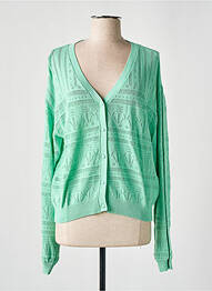 Gilet manches longues stretch vert POM AMSTERDAM femme