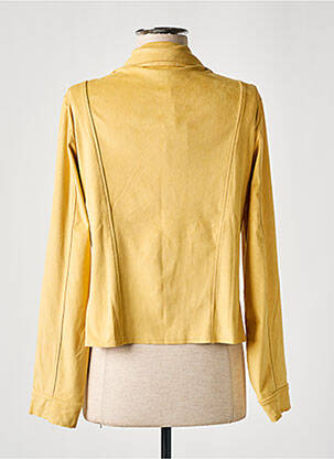Veste casual col tailleur jaune SIGNE NATURE femme