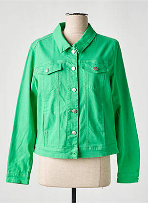 Veste casual poches vert SIGNE NATURE femme