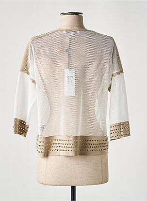 Veste casual col rond blanc FUEGO WOMAN femme