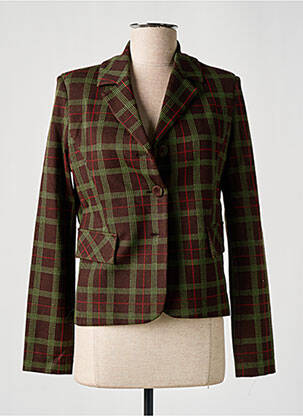 Blazer coupe cintrée marron JUSTMINE femme