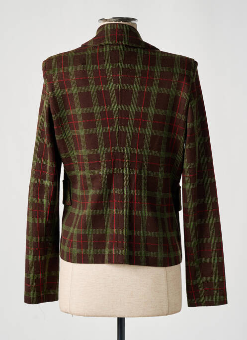 Blazer coupe cintrée marron JUSTMINE femme