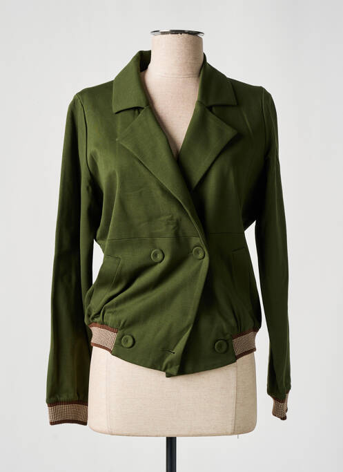 Blazer vert JUSTMINE pour femme