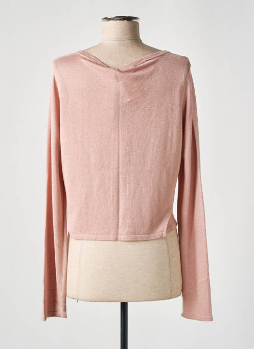 Gilet manches longues rose PENNYBLACK pour femme