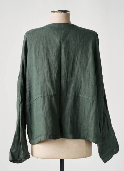 Veste casual vert O'MER pour femme