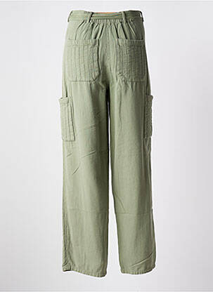 Pantalon large coupe fluide taille normale vert NOTSHY femme