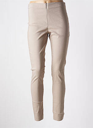 Pantalon slim stretch taille normale gris LAUREN VIDAL femme