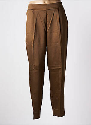 Pantalon chino taille normale taille normale marron SECOND FEMALE femme