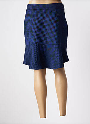 Jupe mi-longue taille normale bleu DARLING femme