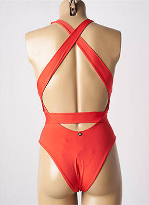 Maillot de bain 1 pièce haut soutien-gorge emboitant haut soutien-gorge emboitant rouge MAX MARA femme