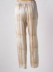 Pantalon large beige LAUREN VIDAL pour femme seconde vue