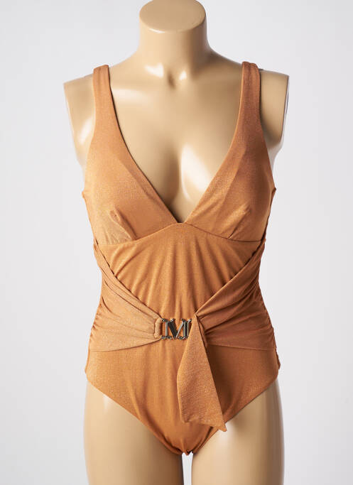 Maillot de bain 1 pièce orange MAXMARA pour femme