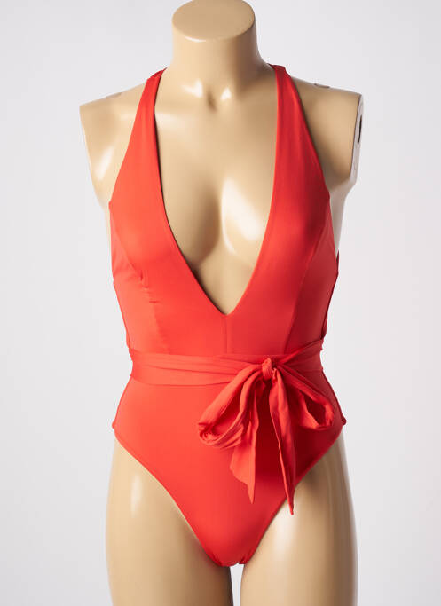 Maillot de bain 1 pièce rouge MAXMARA pour femme