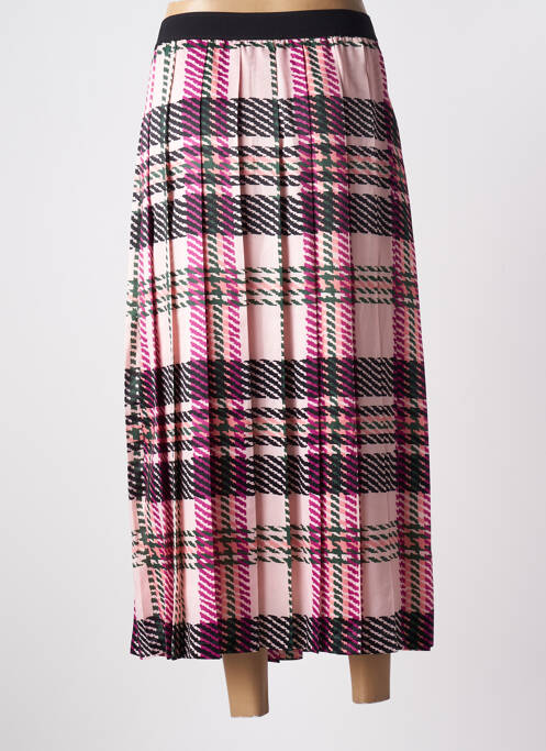 Jupe longue rose ELEONORA AMADEI pour femme