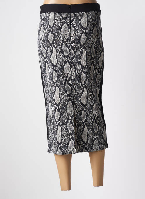 Jupe mi-longue noir ELEONORA AMADEI pour femme