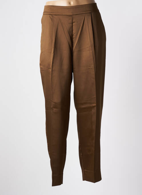 Pantalon chino marron SECOND FEMALE pour femme